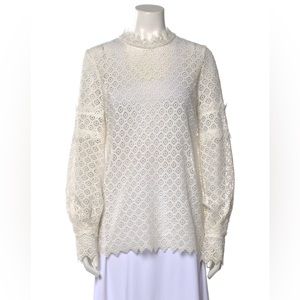 Lace Iro Blouse, EUC, size 38